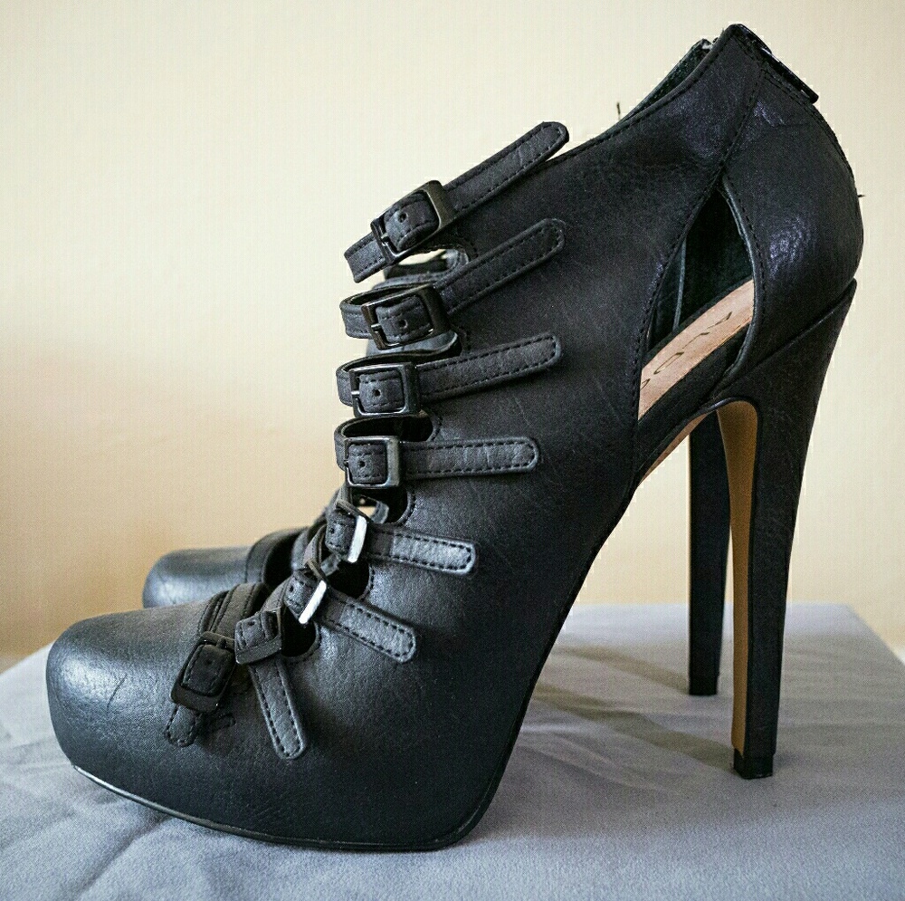 Aldo Buckle Platform Heel